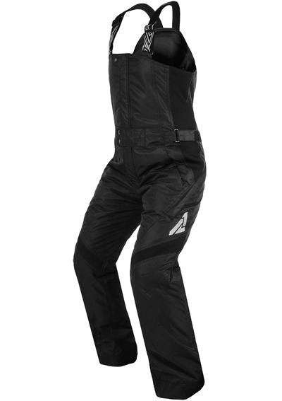 FXR Women Sugar Bib Pant 21 in black, featuring HydrX coating and thermal insulation.