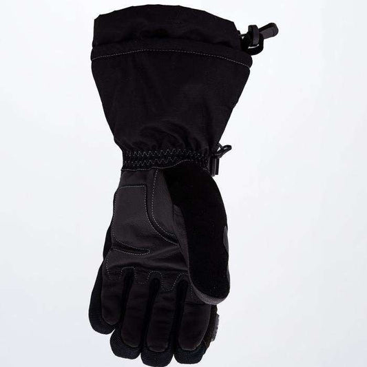 FXR RACING Women's Fusion Glove 22 with waterproof nylon shell and reinforced leather palm.