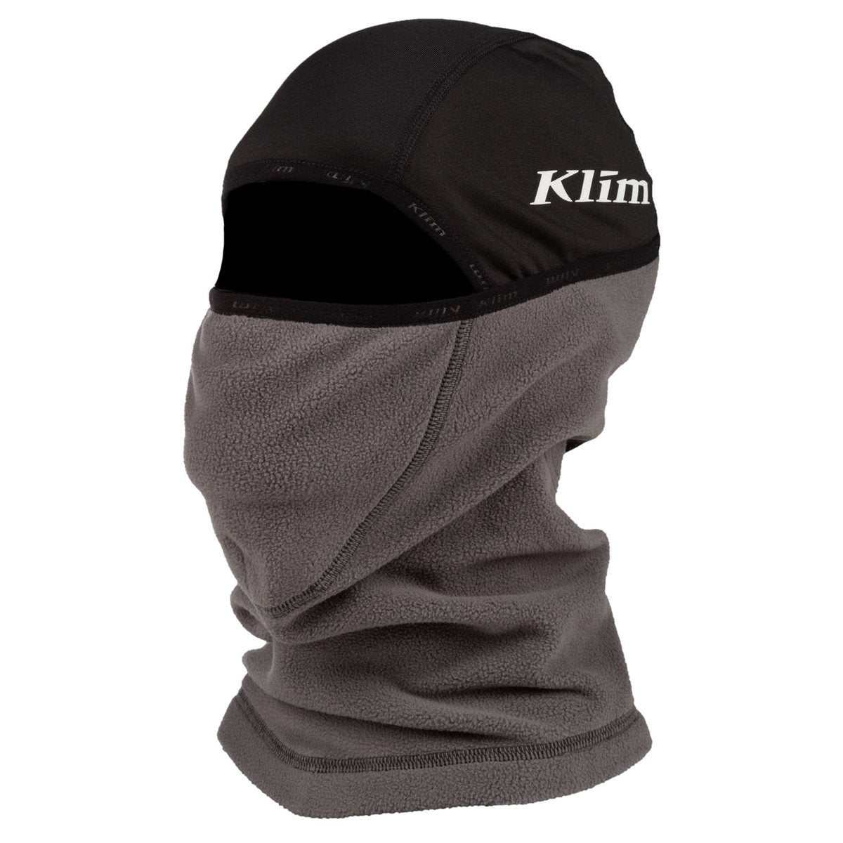 KLIM SHADOW BALACLAVA in soft, stretchy fleece with versatile hinged hood design.
