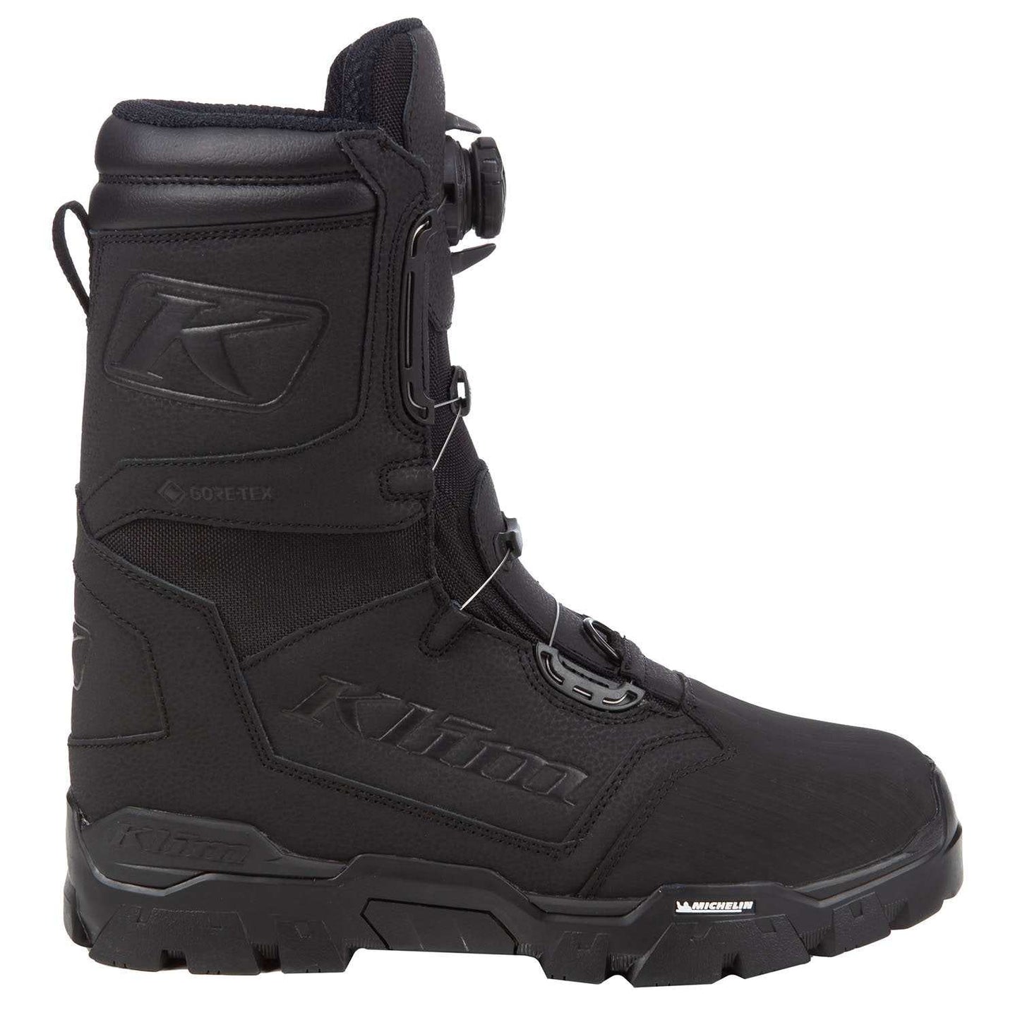 KLIM KLUTCH GTX BOA snowmobile boot with Michelin sole and BOA fit system.