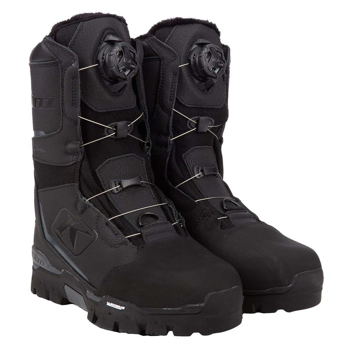 KLIM AURORA GTX BOA BOOT for women with BOA fit system, MICHELIN sole, and waterproof construction.