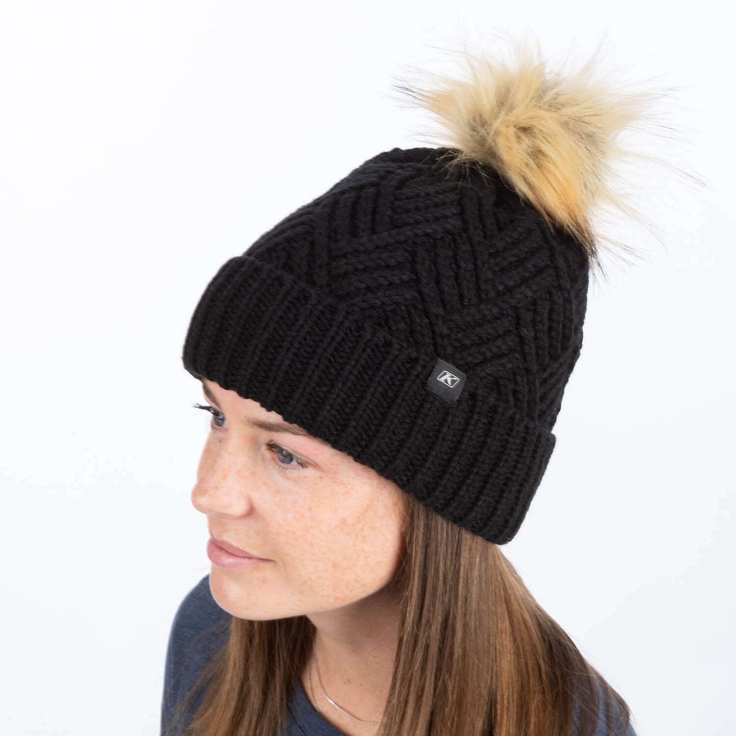 KLIM CHEVRON POM BEANIE