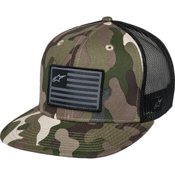 ALPINESTARS FLAG FLAT TRUCKER HAT