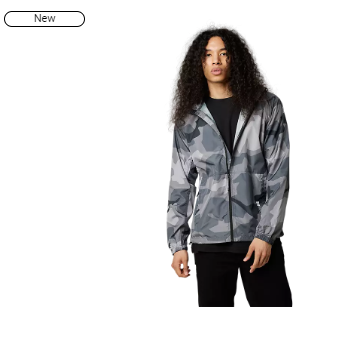 FOX RACING GEOLOGY CAMO WINDBREAKER