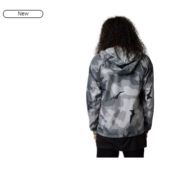 FOX RACING GEOLOGY CAMO WINDBREAKER