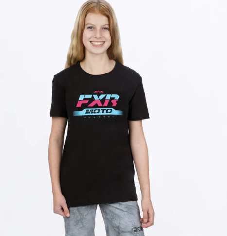 FXR RACING YOUTH MOTO PREMIUM T-SHIRT 23
