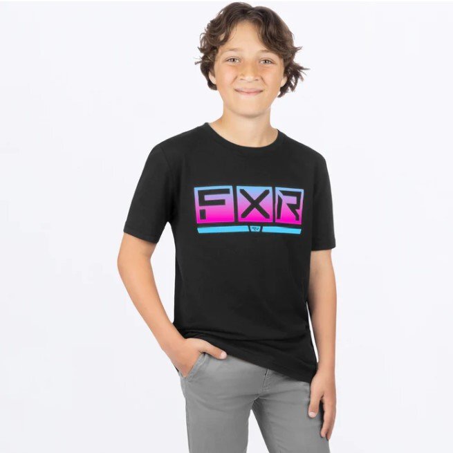 FXR RACING YOUTH PODIUM PREMIUM T-SHIRT 24
