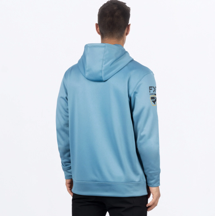 FXR Unisex Race Div Tech Hoodie 24-Steel/Black-XL