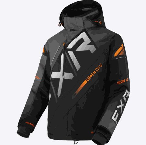 FXR Racing Men's CX Jacket with HydrX Pro, F.A.S.T. technology, and 360° 3M reflective material.