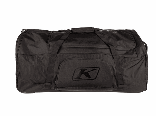 KLIM Team Gear Bag with multiple compartments and rollers.