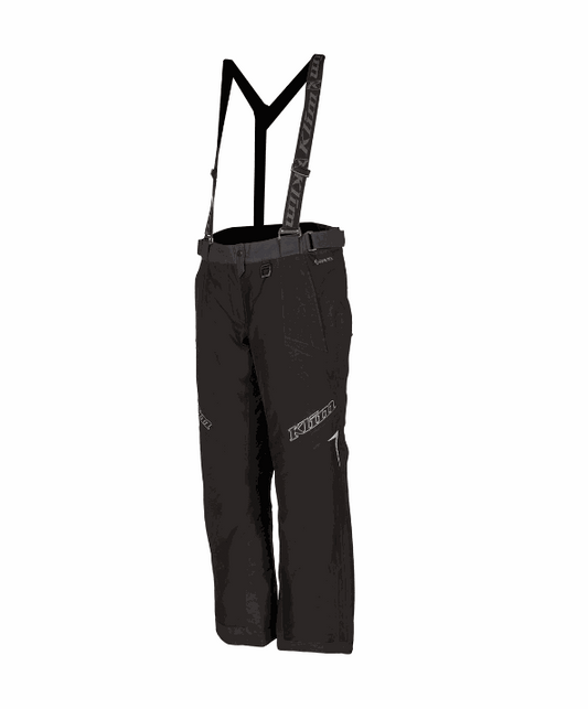 KLIM SPARK PANT for women with GORE-TEX shell, 3M Thinsulate insulation, and adjustable suspenders.