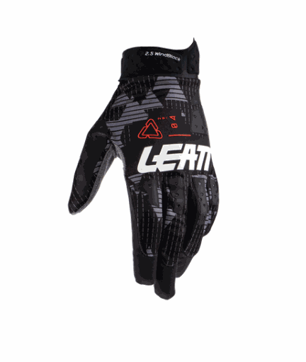 LEATT Glove Moto 2.5 WindBlock with premium wind-resistant upper and MicronGrip palm.