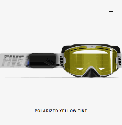 Yellow tint 509 Kingpin XL Ignite Goggle with polarized lens and heated technology.