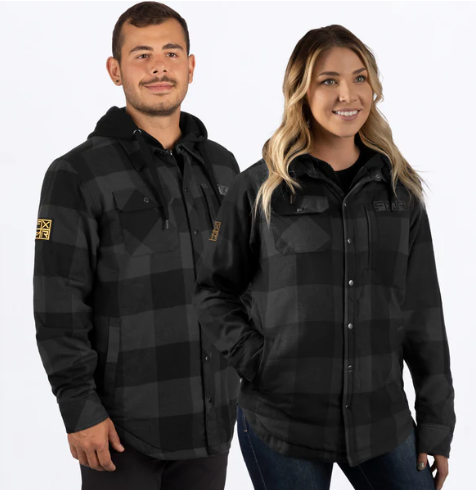 FXR RACING UNISEX TIMBER INSULATED FLANNEL JACKET 23