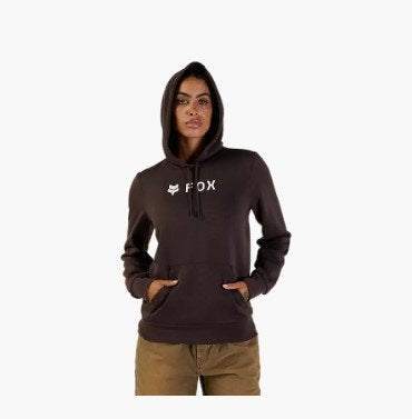 Fox Racing Women's Absolute Fleece Pullover with kangaroo pockets and screen print art.