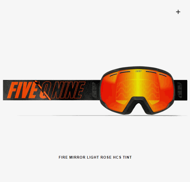 509 Ripper 2.0 Youth Goggle with fire mirror light rose HCS tint and anti-slip strap.