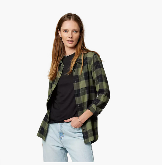 FOX RACING Womens Pines Flannel Shirt