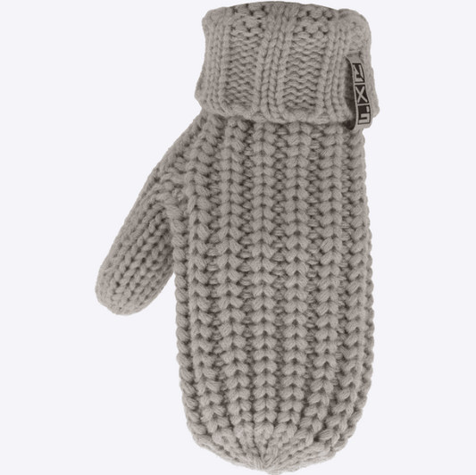 Soft acrylic chunky knit FXR RACING Sonic Mitt with microfleece lining and fold-up rib cuff.