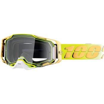 100% Armega Goggle with ULTRA HD lens and quick-release system for enhanced optical clarity and durability.
