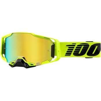 100% Armega Goggle with ultra HD lens and quick-release system.