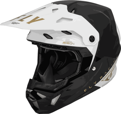 FLY RACING FORMULA CP SLANT HELMET with Adaptive Impact System, lightweight polycarbonate shell, and ventilation.