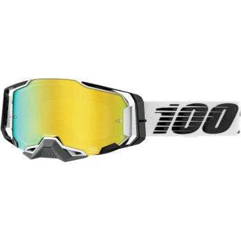100% Armega Goggle with ULTRA HD lens and wide strap for maximum grip.