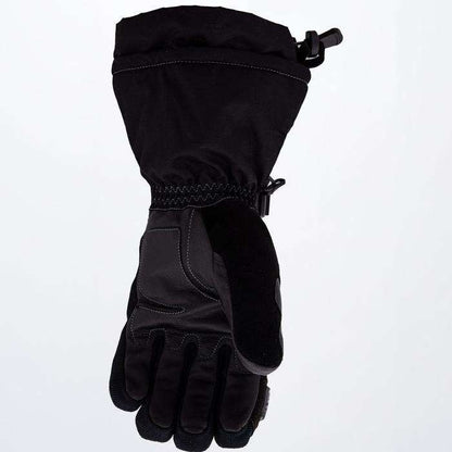 FXR RACING Women's Fusion Glove 22 with waterproof nylon shell and reinforced leather palm.