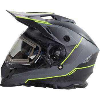 Z1R RANGE HELMET BLADESTORM ELECTRICFeatures

Injection ABS shell
Includes standard shield and dual pane anti-fog shield
Versatile design can be used with or without face shield (hardware for conversioHelmets