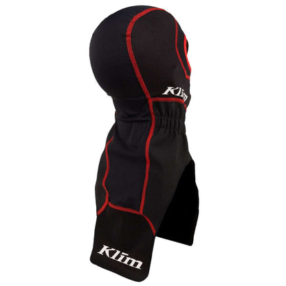 KLIM COVERT BALACLAVA with windproof fabric, moisture-wicking design, and open mesh mouthpiece for breathability.