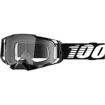 100% Armega Goggle with ULTRA HD lens and quick-release system, featuring a durable frame and anti-fog ventilation.