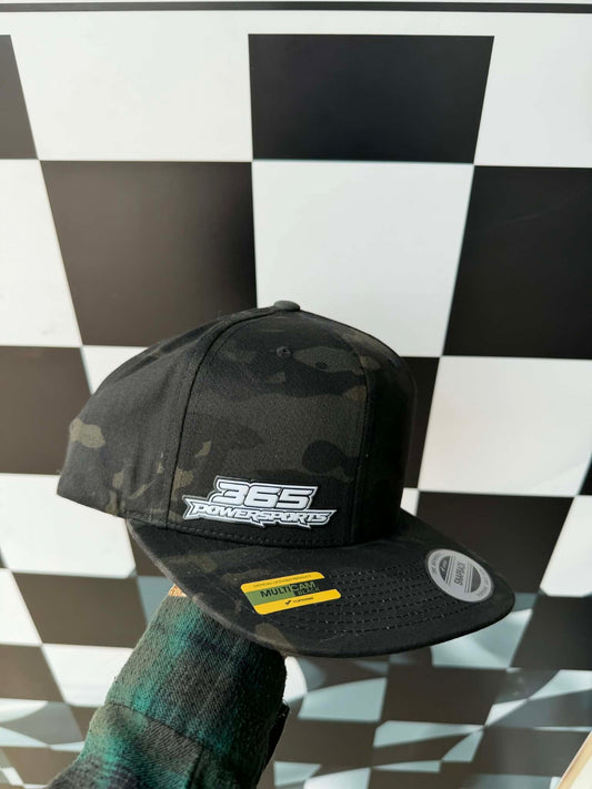 365 PREMIUM FLAT BRIM SNAPBACK HAT CLASSIC LOGO