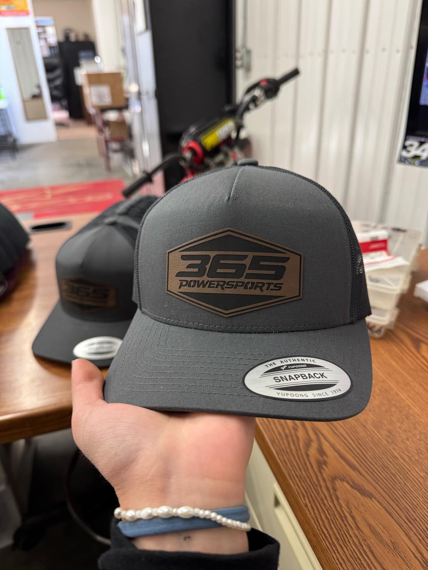 365 YP CLASSIC Trucker Hat Leather Patch