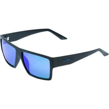 FMF FACTORY SUNGLASSES with blue lenses, lightweight nylon frame, 100% UV protection.