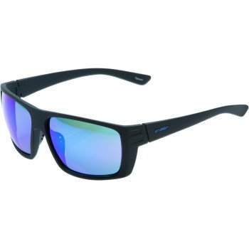 FMF Pit Stop Sunglasses with reflective lenses and black frame.