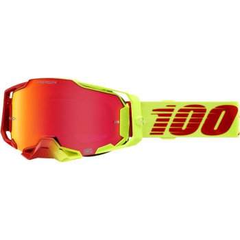100% Armega Goggle with ULTRA HD lens and quick-release system.