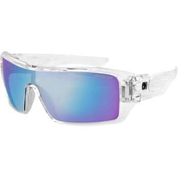 BOBSTER PARAGON SUNGLASSES with mirrored lenses and clear frame.