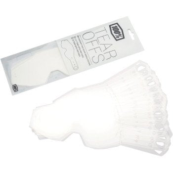 100% Racecraft/Accuri/Strata MX Goggle Tear-Offs — Clear