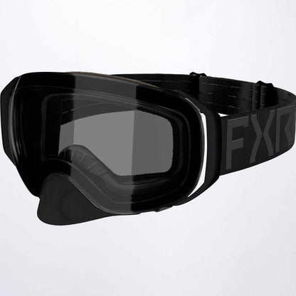 FXR RACING RIDE X SPHERICAL GOGGLE with anti-fog, impact-resistant lens and premium strap.