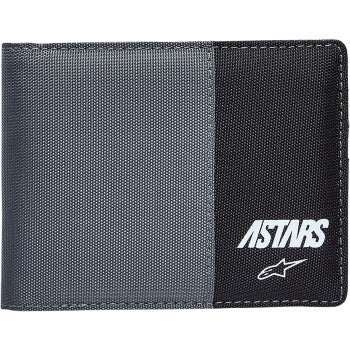 ALPINESTARS MX Wallet, textile bi-fold with HD logo, card slots, ID window, color blocked design, polyester.