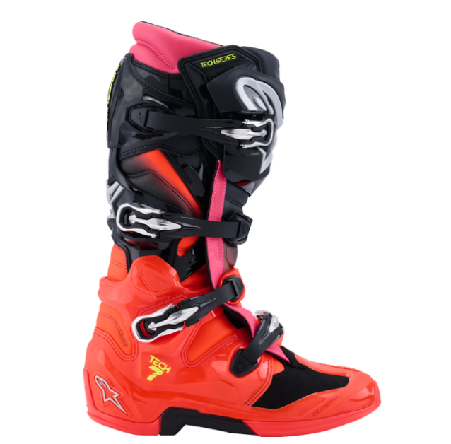 Black/Fluorescent Red/Fluorescent Pink - NEW DESIGN