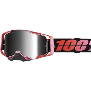 100% Armega Goggle with ULTRA HD lens and quick-release system for superior clarity and durability.