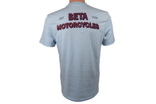 BETA MOTORCYCLES ICE BLUE TEE
