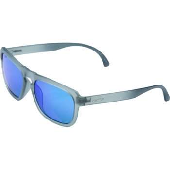 FMF EMLER SUNGLASSES with blue lenses and clear frames.