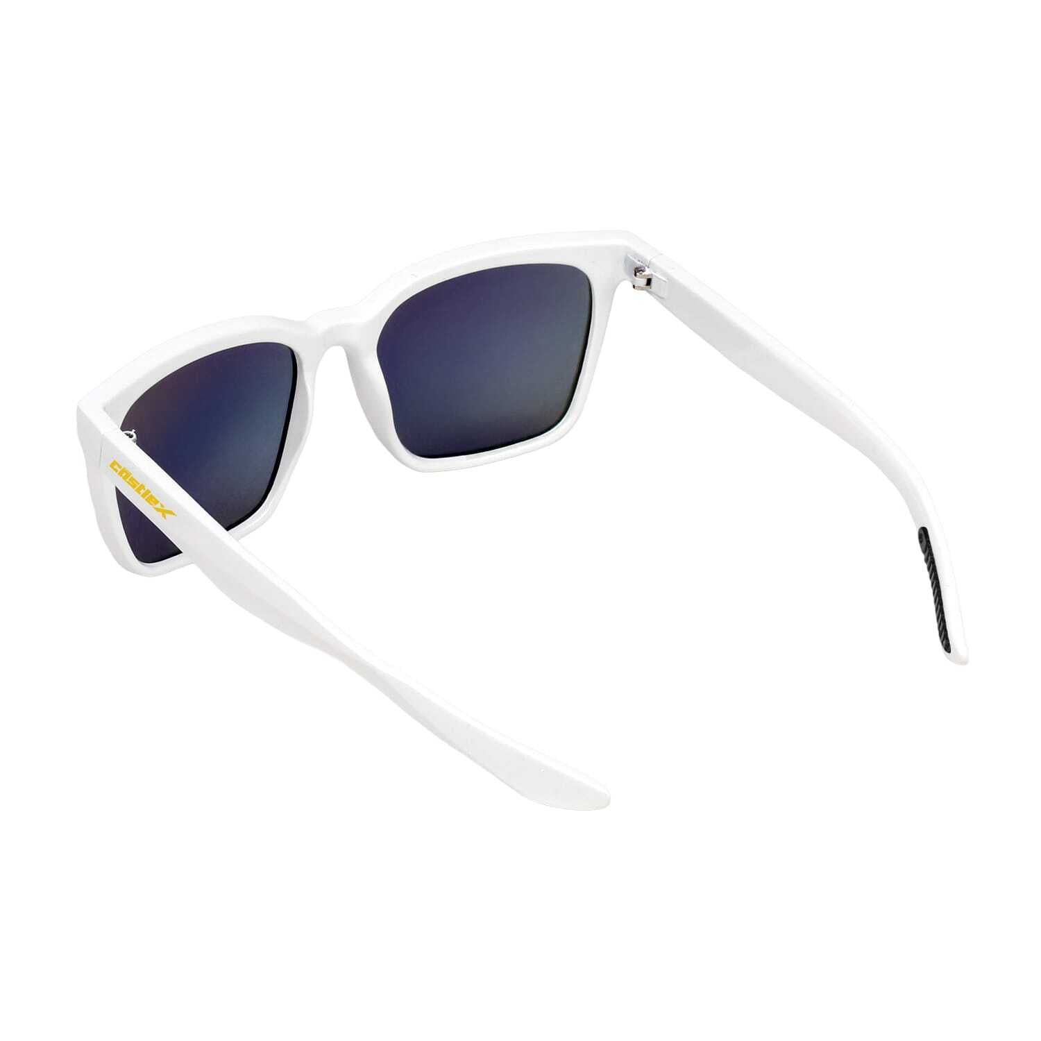White w/Mirror Gold Lens