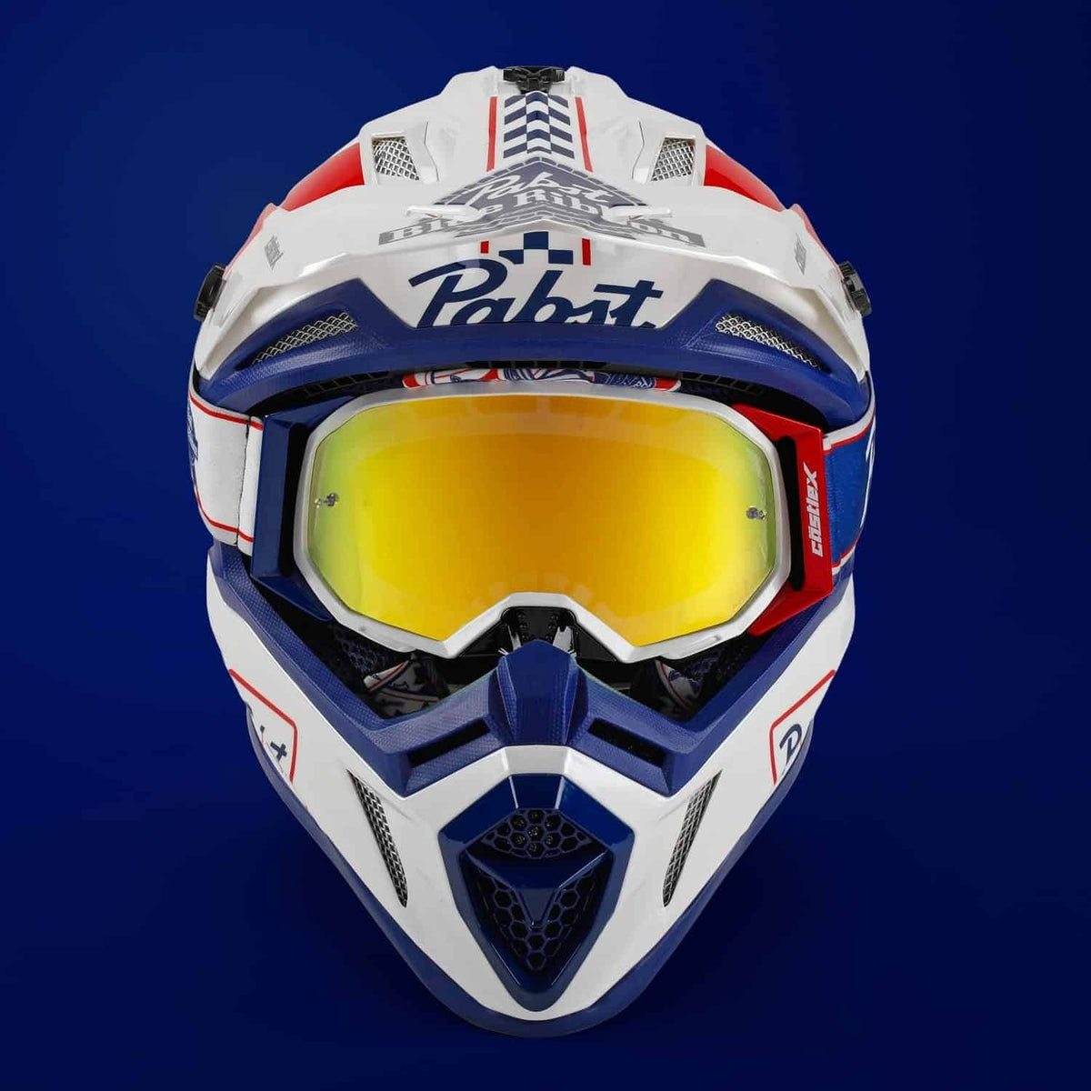 CASTLE X PABST BLUE RIBBON CX200 MX HELMET