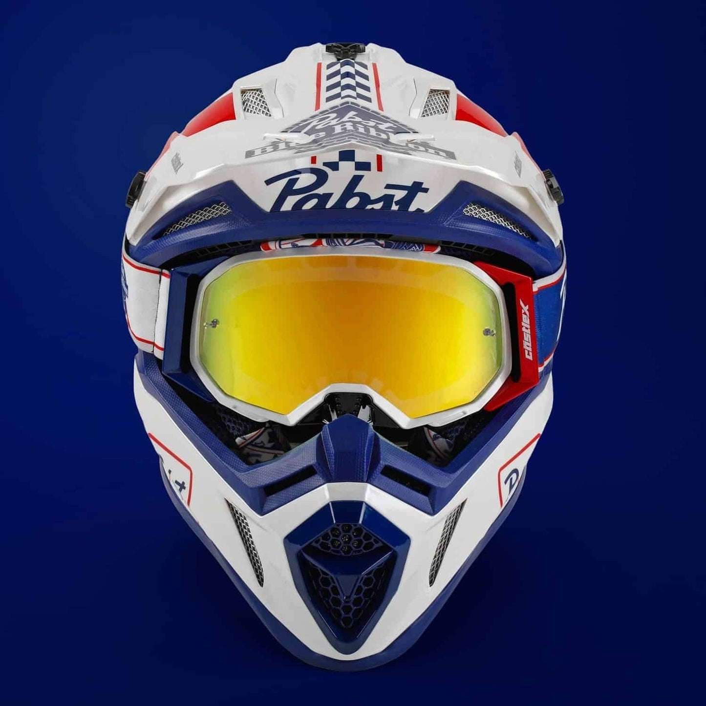 CASTLE X PABST BLUE RIBBON CX200 MX HELMET