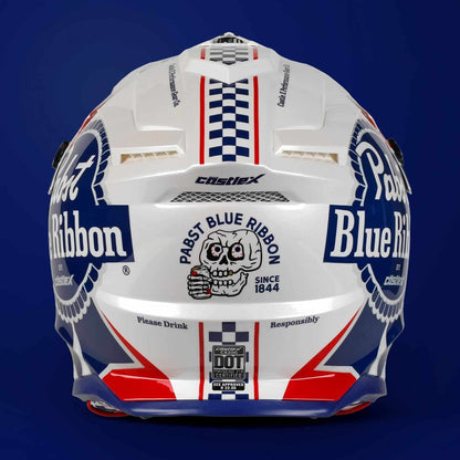 CASTLE X PABST BLUE RIBBON CX200 MX HELMET