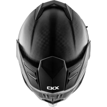 CKX MISSION FREE-FACE HELMET - CARBON - ELECTRIC SHIELD