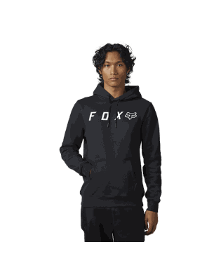 FOX RACING ABSOLUTE PULLOVER FLEECE with iconic branding, heavy-weight warmth, and kangaroo pocket.