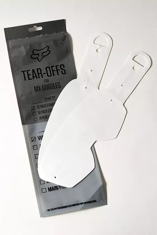 FOX RACING Airspace & Main VLS Standard Roll Off Tear Off